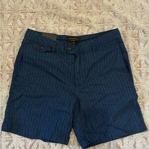 Banana Republic Navy Pinstripe Men's Chino Shorts